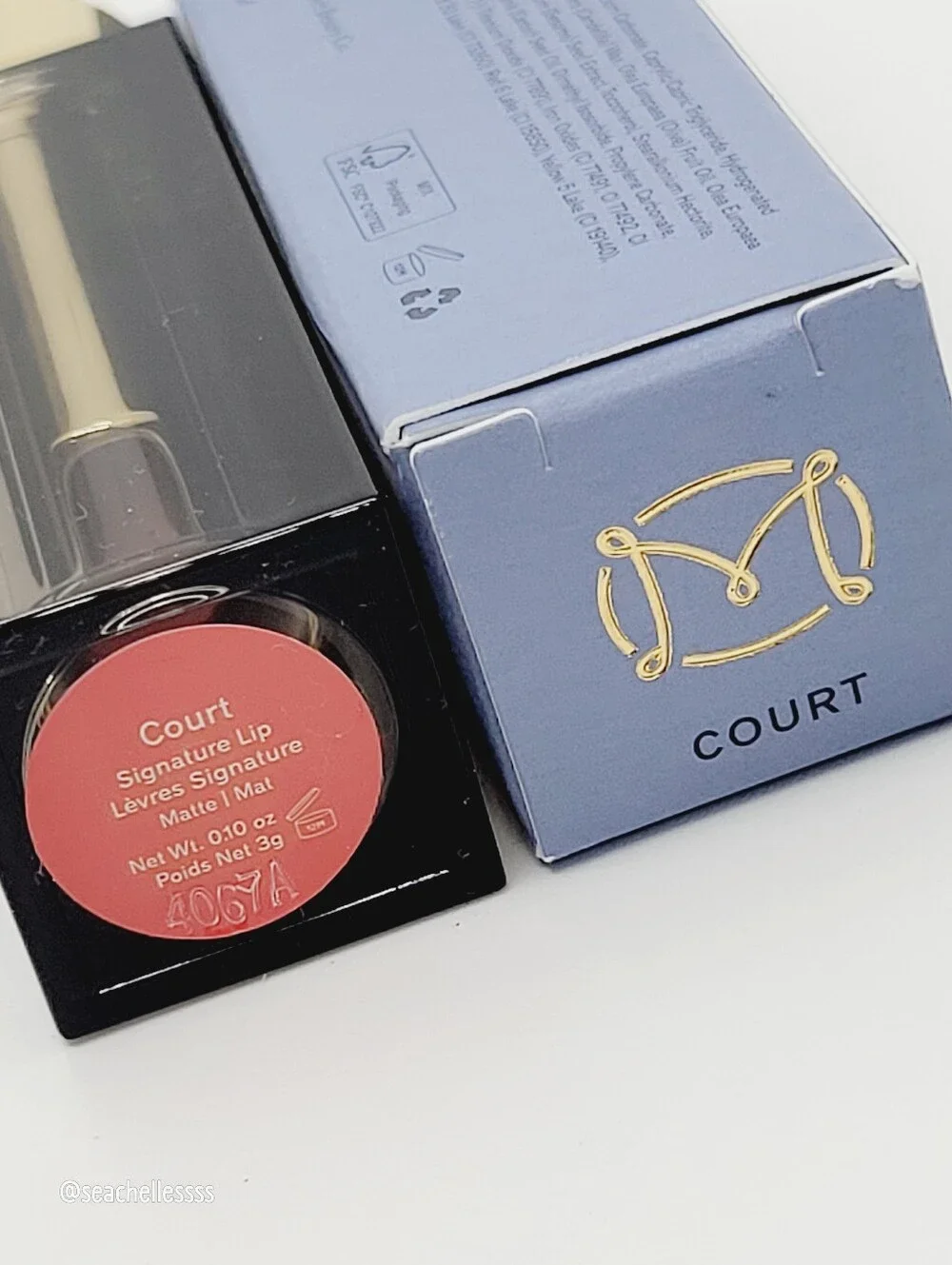 Court Merit Signature Lightweight Lipstick Matte Warm Brick Brand New In Box